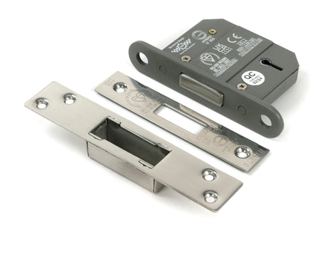 From The Anvil - Polished Chrome 2.5" 5 Lever BS Dead Lock KA | Sku. 51431 | Trade Door Handles.