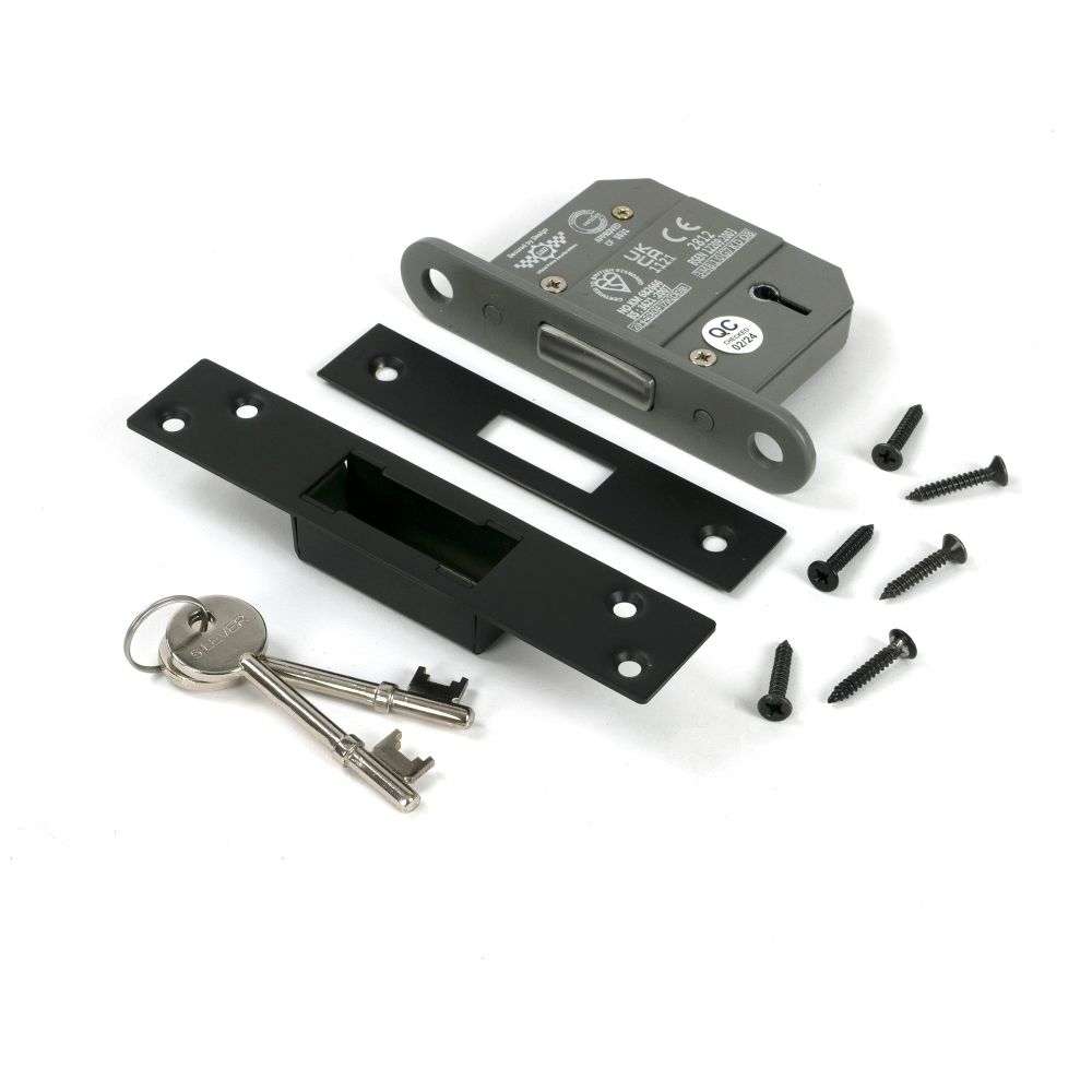 From The Anvil - Aged Bronze 2.5" 5 Lever BS Dead Lock KA | Sku. 51433 | Trade Door Handles.