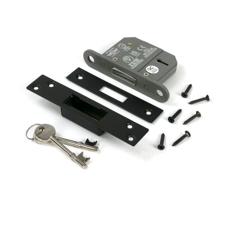 From The Anvil - Aged Bronze 2.5" 5 Lever BS Dead Lock KA | Sku. 51433 | Trade Door Handles.