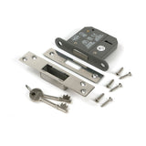 From The Anvil - Polished Chrome 3" 5 Lever BS Dead Lock KA | Sku. 51441 | Trade Door Handles.