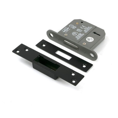 From The Anvil - Aged Bronze 3" 5 Lever BS Dead Lock KA | Sku. 51443 | Trade Door Handles.