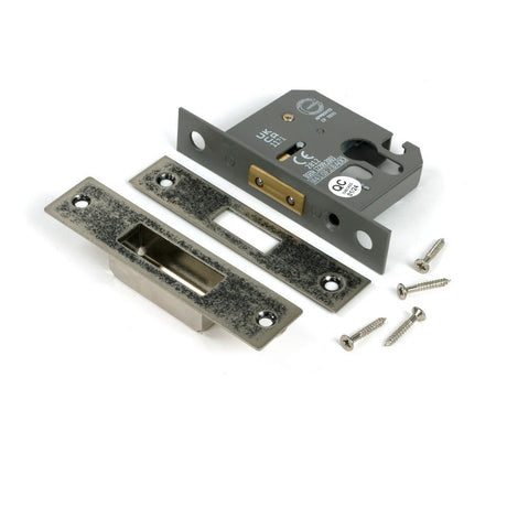 From The Anvil - Pewter 2.5" Euro Profile Dead Lock | Sku. 51446 | Trade Door Handles.