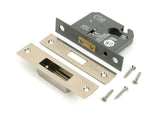 From The Anvil - Polished Nickel 2.5" Euro Profile Dead Lock | Sku. 51450 | Trade Door Handles.