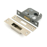 From The Anvil - Polished Nickel 2.5" Euro Profile Dead Lock | Sku. 51450 | Trade Door Handles.