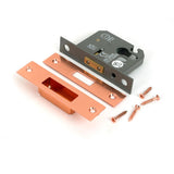 From The Anvil - Polished Bronze 2.5" Euro Profile Dead Lock | Sku. 51454 | Trade Door Handles.