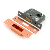 From The Anvil - Polished Bronze 2.5" Euro Profile Dead Lock | Sku. 51454 | Trade Door Handles.