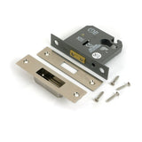 From The Anvil - Polished Nickel 3" Euro Profile Dead Lock | Sku. 51460 | Trade Door Handles.