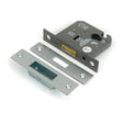 From The Anvil - Satin Chrome 3" Euro Profile Dead Lock | Sku. 51462 | Trade Door Handles.
