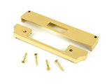 From The Anvil - Polished Brass ½" Rebate Kit for Euro Dead Lock