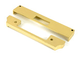From The Anvil - Polished Brass Rebate Kit for Euro Dead Lock | Sku. 51467 | Trade Door Handles.