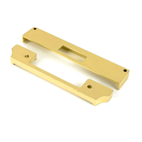 From The Anvil - Polished Brass Rebate Kit for Euro Dead Lock | Sku. 51467 | Trade Door Handles.
