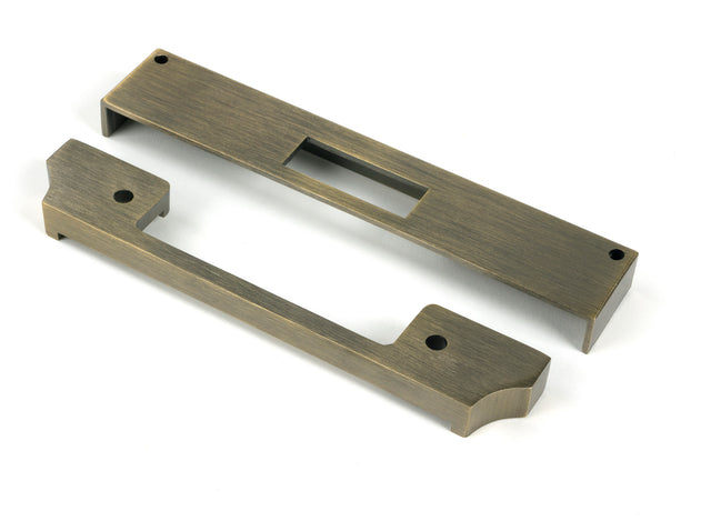 From The Anvil - Aged Brass Rebate Kit for Euro Dead Lock | Sku. 51468 | Trade Door Handles.