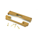 From The Anvil - Satin Brass Rebate Kit for Euro Dead Lock | Sku. 51469 | Trade Door Handles.