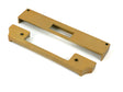 From The Anvil - Satin Brass Rebate Kit for Euro Dead Lock | Sku. 51469 | Trade Door Handles.