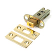 From The Anvil - Polished Brass 2.5" Heavy Duty Tubular Deadbolt | Sku. 51477 | Trade Door Handles.
