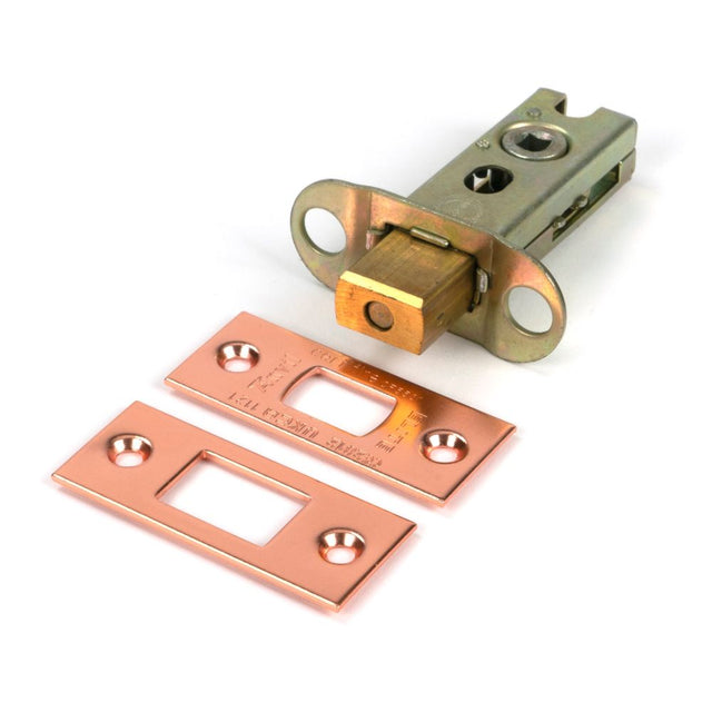From The Anvil - Polished Bronze 2.5" Heavy Duty Tubular Deadbolt | Sku. 51484 | Trade Door Handles.