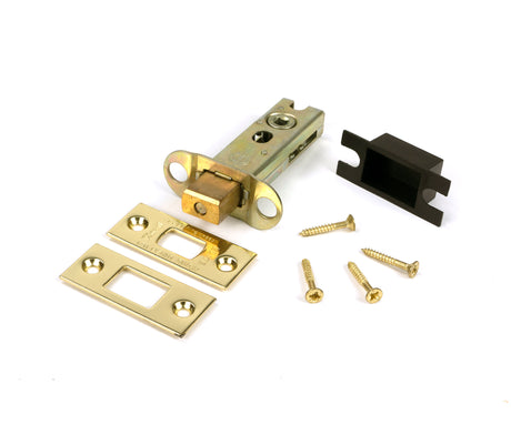 From The Anvil - Polished Brass 3" Heavy Duty Tubular Deadbolt | Sku. 51487 | Trade Door Handles.