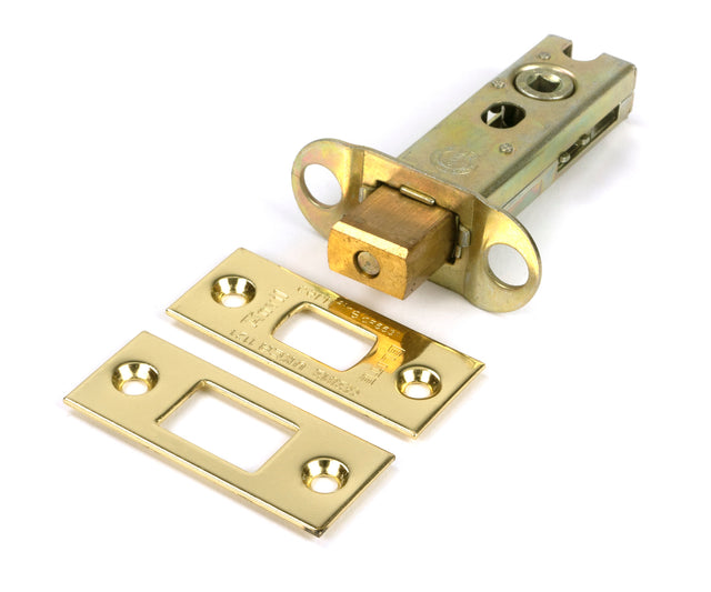 From The Anvil - Polished Brass 3" Heavy Duty Tubular Deadbolt | Sku. 51487 | Trade Door Handles.