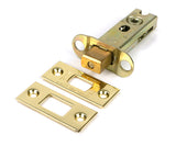 This is an image of From The Anvil - Polished Brass 3" Heavy Duty Tubular Deadbolt available to order from Trade Door Handles in Kendal.