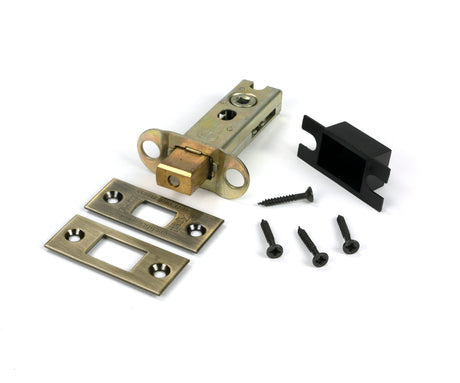 From The Anvil - Aged Brass 3" Heavy Duty Tubular Deadbolt | Sku. 51488 | Trade Door Handles.