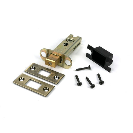 From The Anvil - Aged Brass 3" Heavy Duty Tubular Deadbolt | Sku. 51488 | Trade Door Handles.