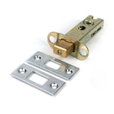 From The Anvil - Satin Chrome 3" Heavy Duty Tubular Deadbolt | Sku. 51492 | Trade Door Handles.