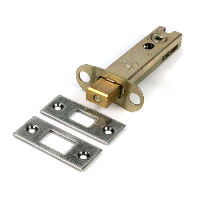 From The Anvil - Pewter 4" Heavy Duty Tubular Deadbolt | Sku. 51496 | Trade Door Handles.