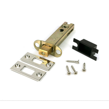 From The Anvil - Polished Nickel 4" Heavy Duty Tubular Deadbolt | Sku. 51700 | Trade Door Handles.