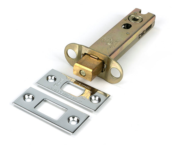 This is an image of From The Anvil - Polished Chrome 4" Heavy Duty Tubular Deadbolt available to order from Trade Door Handles in Kendal.