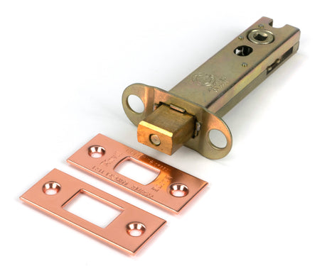 From The Anvil - Polished Bronze 4" Heavy Duty Tubular Deadbolt | Sku. 51704 | Trade Door Handles.