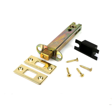 From The Anvil - Polished Brass 5" Heavy Duty Tubular Deadbolt | Sku. 51707 | Trade Door Handles.