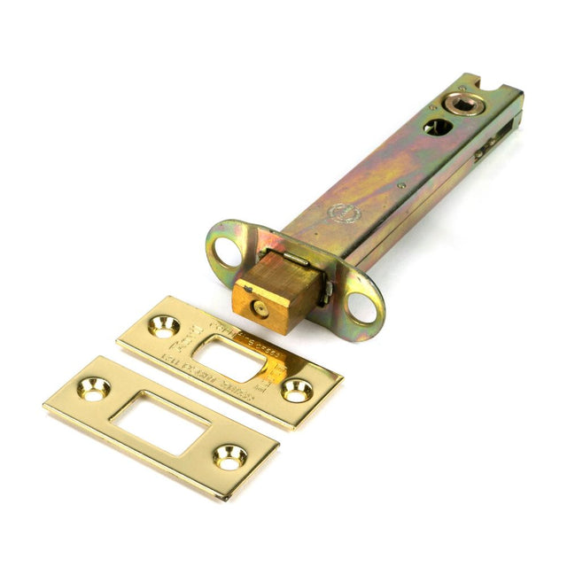 From The Anvil - Polished Brass 5" Heavy Duty Tubular Deadbolt | Sku. 51707 | Trade Door Handles.