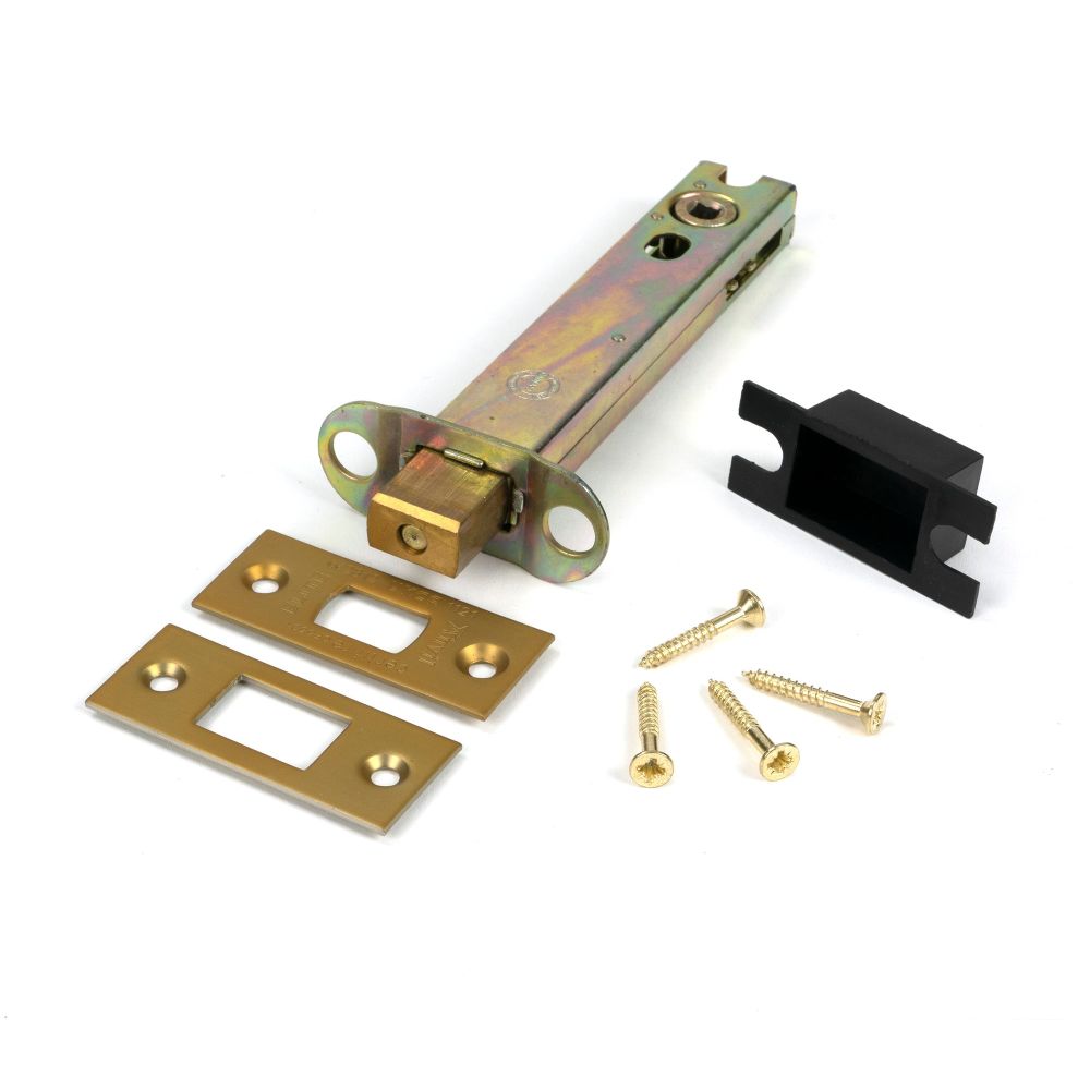From The Anvil - Satin Brass 5" Heavy Duty Tubular Deadbolt | Sku. 51709 | Trade Door Handles.