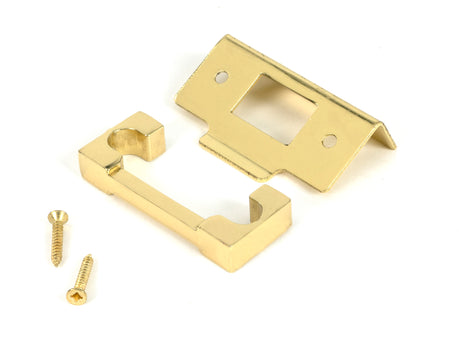 From The Anvil - Polished Brass Rebate Kit for Deadbolt | Sku. 51717 | Trade Door Handles.