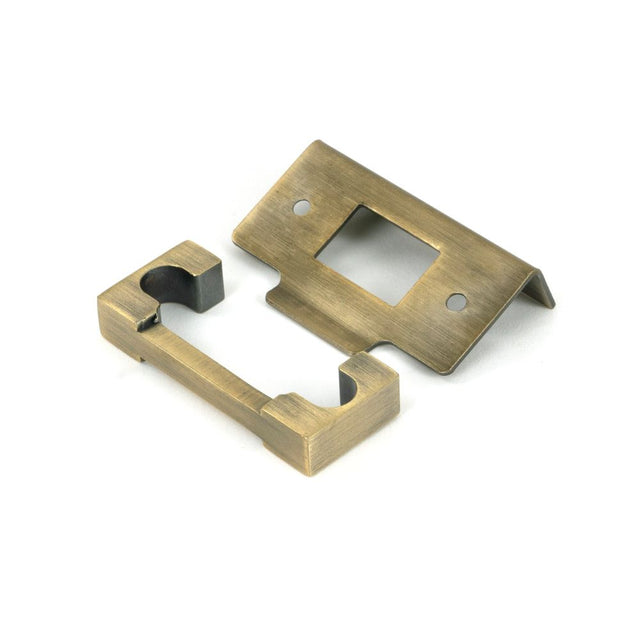 From The Anvil - Aged Brass Rebate Kit for Deadbolt | Sku. 51718 | Trade Door Handles.