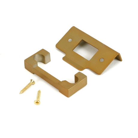 From The Anvil - Satin Brass Rebate Kit for Deadbolt | Sku. 51719 | Trade Door Handles.