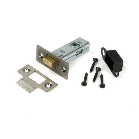 From The Anvil - Pewter 2 Tubular Mortice Latch | Sku. 51724 | Trade Door Handles.