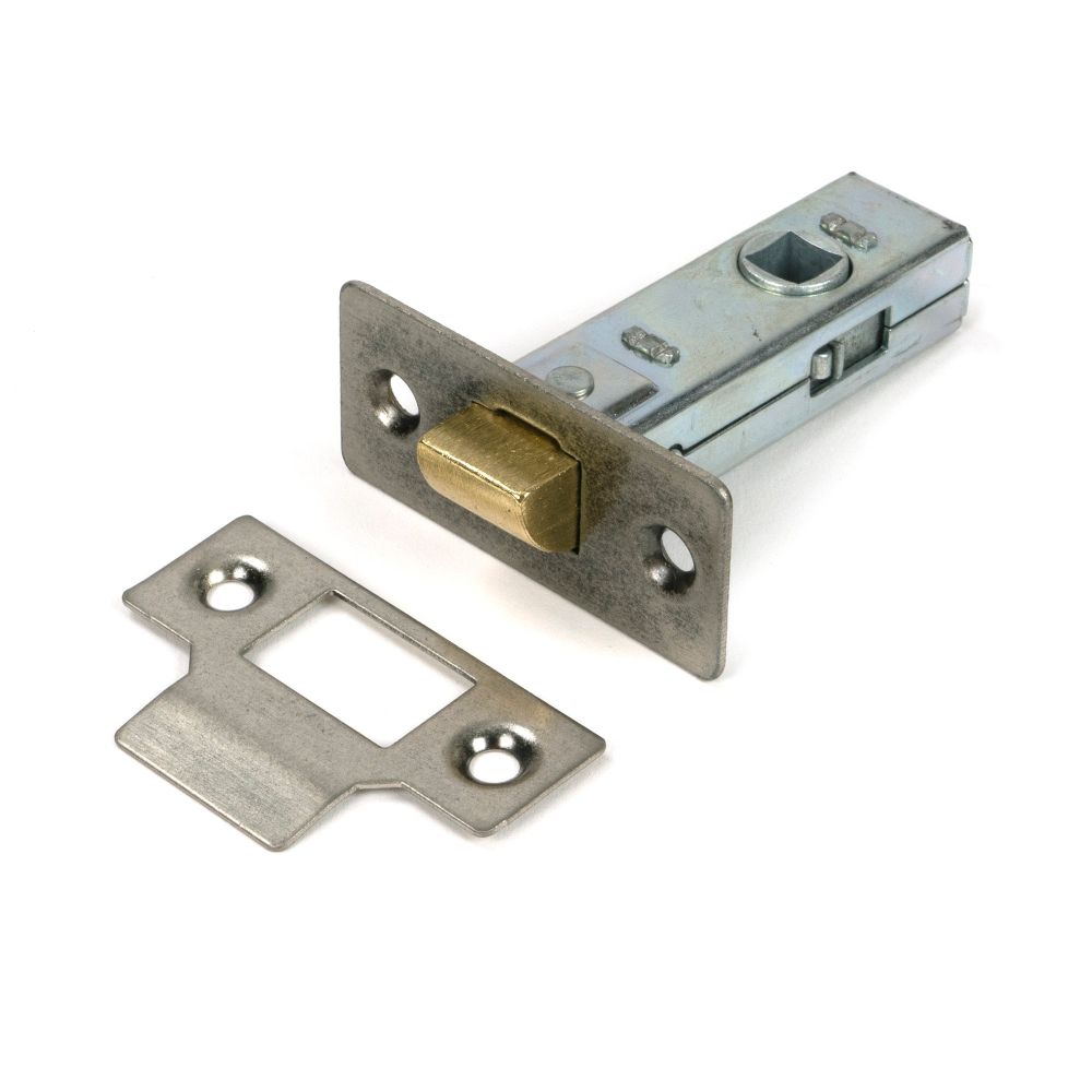 From The Anvil - Pewter 2 Tubular Mortice Latch | Sku. 51724 | Trade Door Handles.