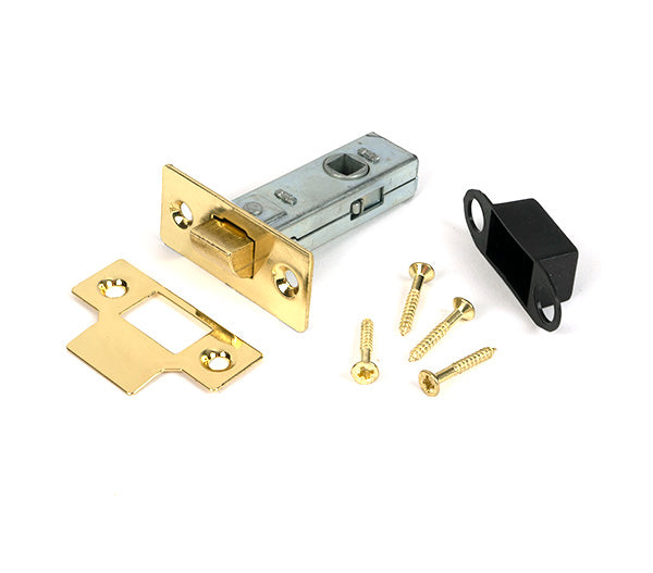 From The Anvil - Polished Brass 2½" Tubular Mortice Latch