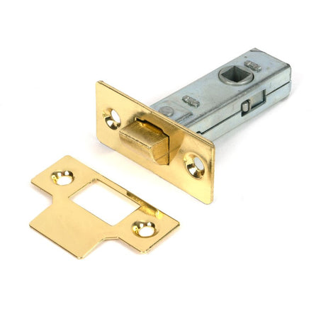 From The Anvil - Polished Brass 2 Tubular Mortice Latch | Sku. 51725 | Trade Door Handles.