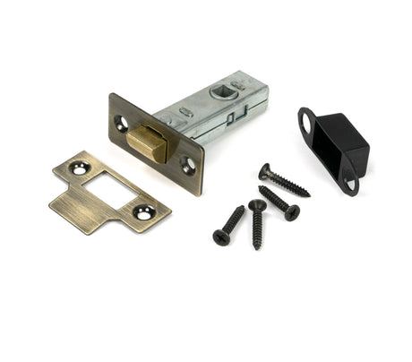 From The Anvil - Aged Brass 2 Tubular Mortice Latch | Sku. 51726 | Trade Door Handles.
