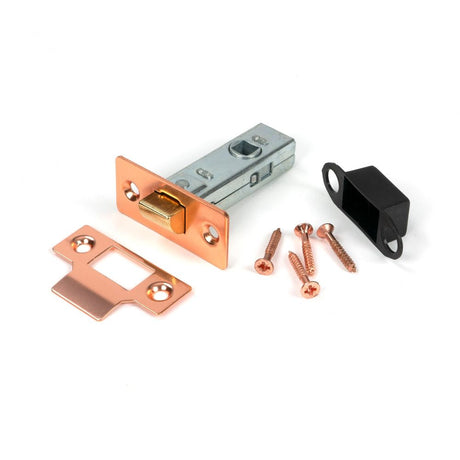 From The Anvil - Polished Bronze 2 Tubular Mortice Latch | Sku. 51731 | Trade Door Handles.