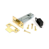 From The Anvil - Polished Brass 3" Tubular Mortice Latch | Sku. 51733 | Trade Door Handles.