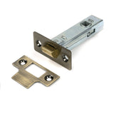 From The Anvil - Aged Brass 3" Tubular Mortice Latch | Sku. 51734 | Trade Door Handles.