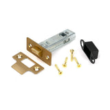 From The Anvil - Satin Brass 3" Tubular Mortice Latch | Sku. 51735 | Trade Door Handles.