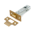 From The Anvil - Satin Brass 3" Tubular Mortice Latch | Sku. 51735 | Trade Door Handles.