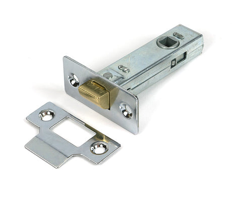 This is an image of From The Anvil - Polished Chrome 3" Tubular Mortice Latch available to order from Trade Door Handles in Kendal.