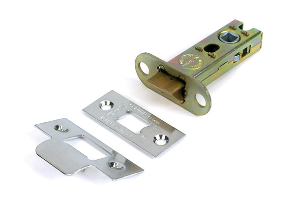 This is an image of From The Anvil - Satin Chrome 3" Heavy Duty Latch available to order from Trade Door Handles in Kendal.