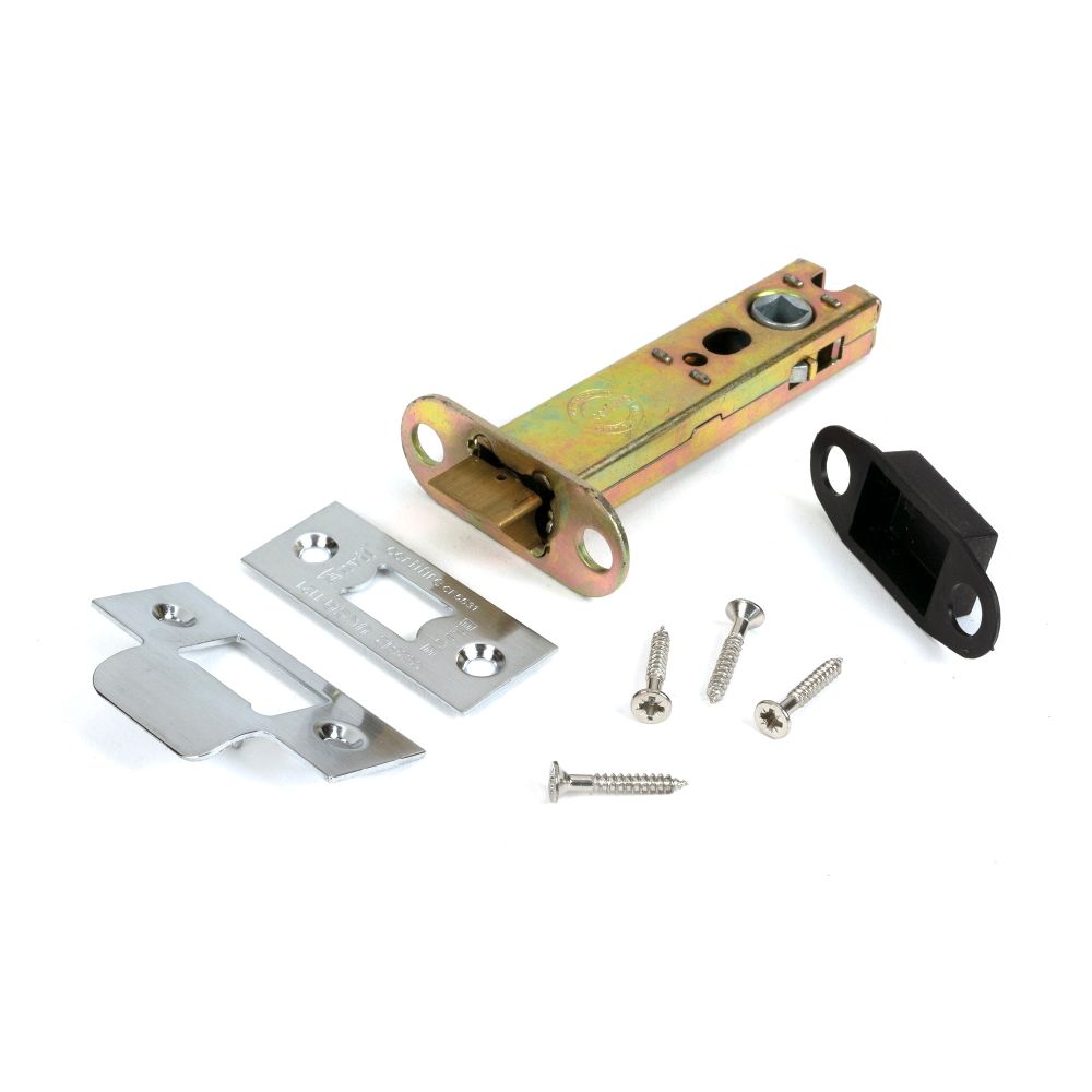 From The Anvil - Satin Chrome 4" Heavy Duty Latch | Sku. 51757 | Trade Door Handles.