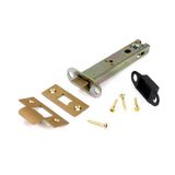 From The Anvil - Satin Brass 5" Heavy Duty Latch | Sku. 51764 | Trade Door Handles.